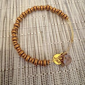 Alex and Ani Gold Beaded Bracelet